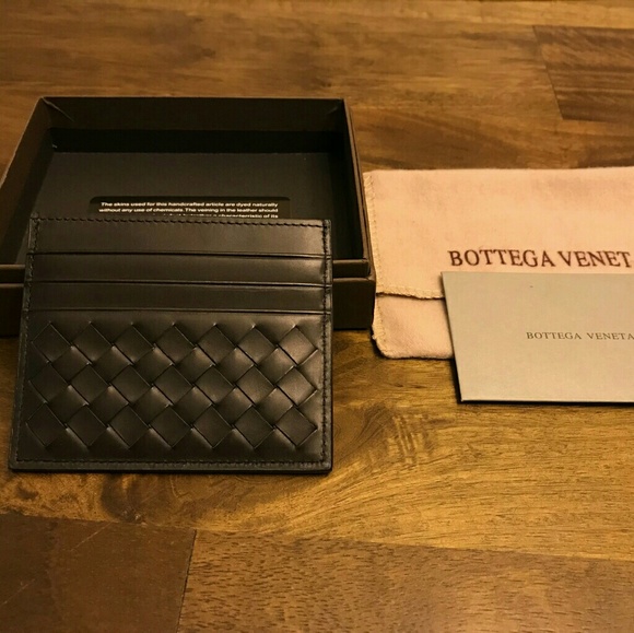 Bottega Veneta | Bags | Bottega Veneta Gray Intrecciato Card Holder |  Poshmark